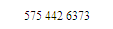 Text Box: 575 442 6373

